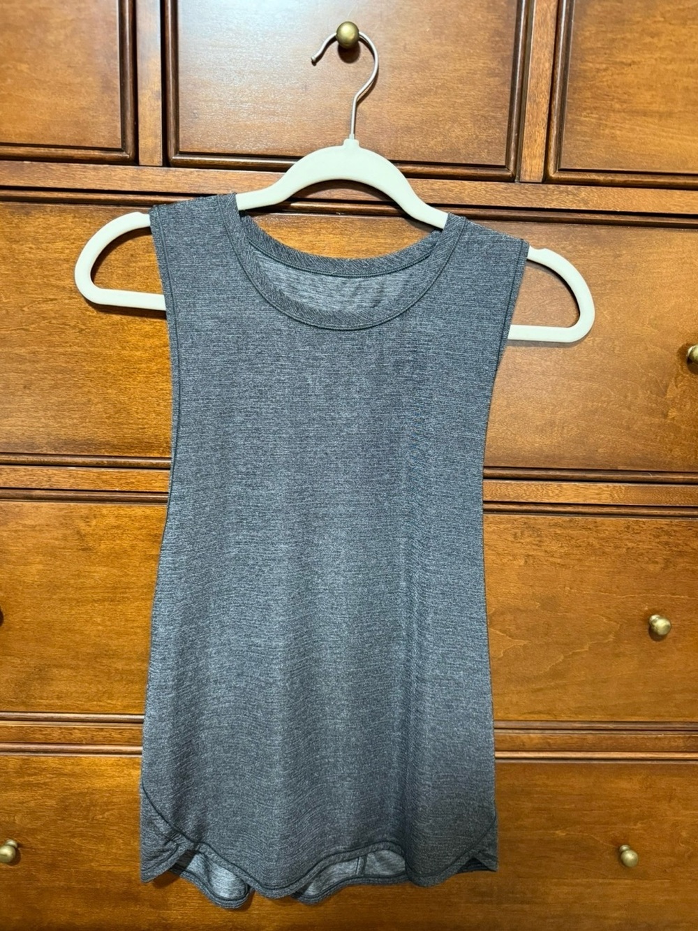 Sleeveless Gray Lululemon Tank Top -